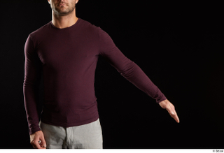 Anatoly  1 arm dressed flexing front view sweatshirt 0002.jpg